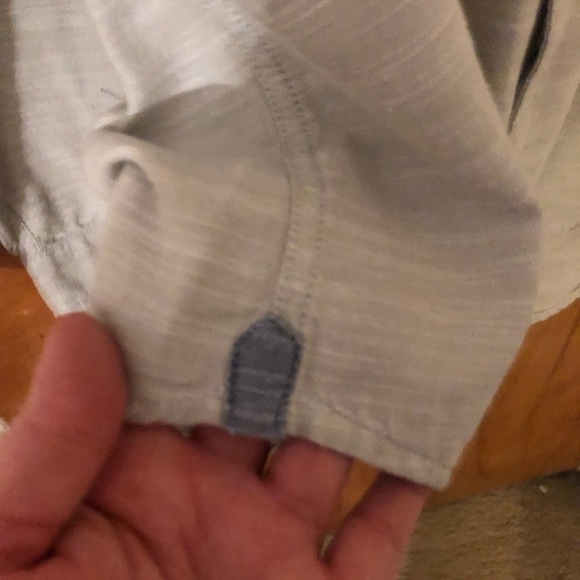 Billabong gray Long Sleeve button down Cotton shirt Fall Winter Dressy Casual - Picture 4 of 7